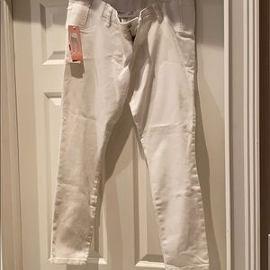 Liz Lange Maternity White Inset Side Panel Jegging